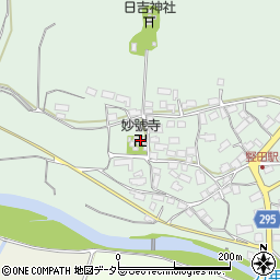 妙號寺周辺の地図