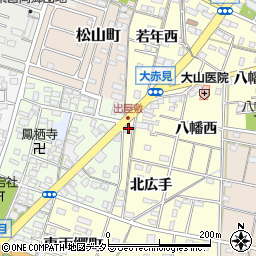 田辺理容院周辺の地図