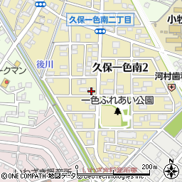 愛知県小牧市久保一色南2丁目240周辺の地図