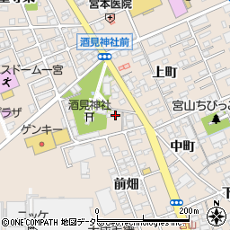 愛知県一宮市今伊勢町本神戸宮山周辺の地図
