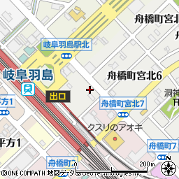 Ｊネットレンタカー岐阜羽島駅前店周辺の地図