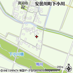 滋賀県高島市安曇川町下小川522-5周辺の地図
