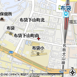 愛知県江南市布袋下山町南119周辺の地図