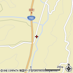 長野県下伊那郡平谷村1309周辺の地図