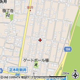 岐阜県羽島市正木町新井1213周辺の地図
