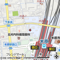 滋賀県米原市米原374周辺の地図