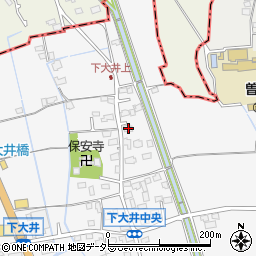 神奈川県小田原市下大井186周辺の地図