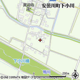 滋賀県高島市安曇川町下小川522周辺の地図