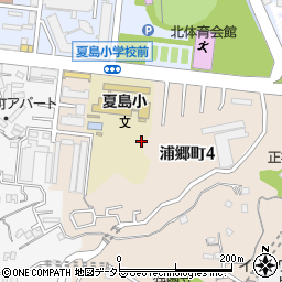神奈川県横須賀市浦郷町4丁目周辺の地図