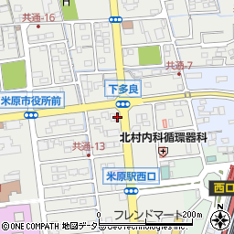 Ｊネットレンタカー滋賀米原駅前店周辺の地図