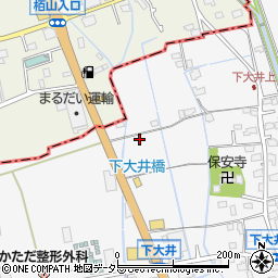 神奈川県小田原市下大井506-2周辺の地図