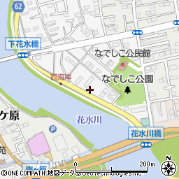 神奈川県平塚市撫子原11-43周辺の地図