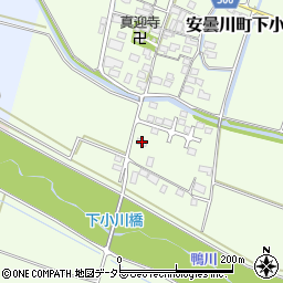 滋賀県高島市安曇川町下小川521周辺の地図