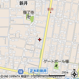 岐阜県羽島市正木町新井1140周辺の地図