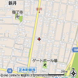 岐阜県羽島市正木町新井1167周辺の地図