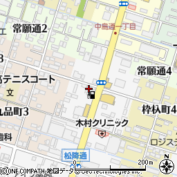 愛知県一宮市松降通8丁目9周辺の地図