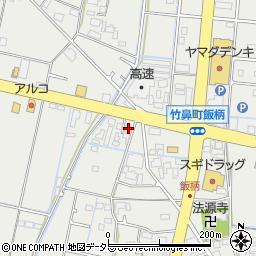 岐阜県羽島市竹鼻町狐穴422周辺の地図