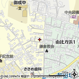 神奈川県鎌倉市笹目町3-18周辺の地図