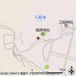 京都府綾部市石原町（粟ケ谷）周辺の地図