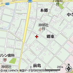 愛知県一宮市西大海道本郷72周辺の地図