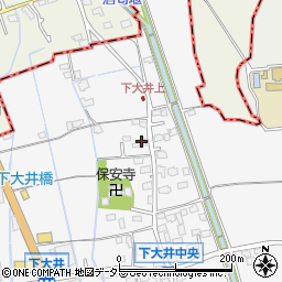 神奈川県小田原市下大井184周辺の地図