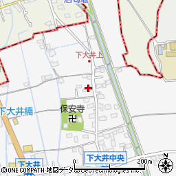 神奈川県小田原市下大井184周辺の地図