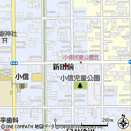 愛知県一宮市小信中島新田前周辺の地図