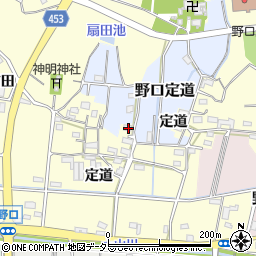 愛知県小牧市野口定道1376周辺の地図