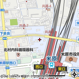 チケパ米原駅前第１１駐車場周辺の地図