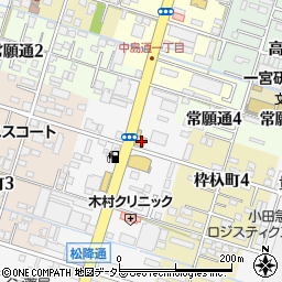 愛知県一宮市松降通8丁目16周辺の地図