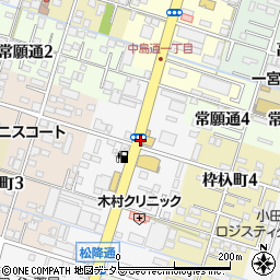 愛知県一宮市松降通8丁目周辺の地図