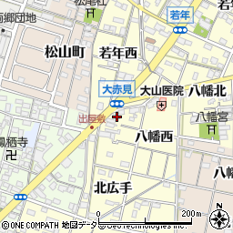 愛知県一宮市大赤見八幡西724周辺の地図