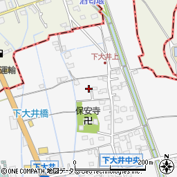 神奈川県小田原市下大井183-17周辺の地図