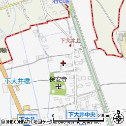 神奈川県小田原市下大井183周辺の地図