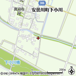 滋賀県高島市安曇川町下小川3361-2周辺の地図