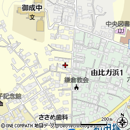 神奈川県鎌倉市笹目町3-14周辺の地図