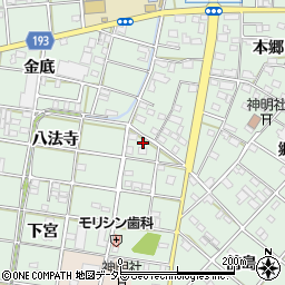 愛知県一宮市西大海道郷前9周辺の地図