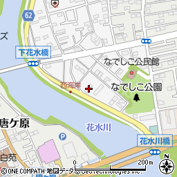 神奈川県平塚市撫子原11-48周辺の地図