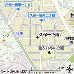 愛知県小牧市久保一色南2丁目202周辺の地図