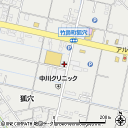 岐阜県羽島市竹鼻町狐穴291周辺の地図