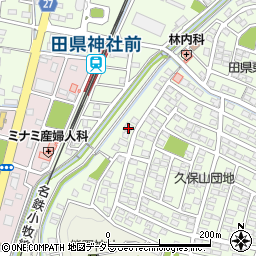 愛知県小牧市久保一色216-13周辺の地図