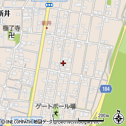岐阜県羽島市正木町新井491周辺の地図