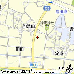 愛知県小牧市野口勾當田20周辺の地図