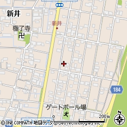 岐阜県羽島市正木町新井525周辺の地図