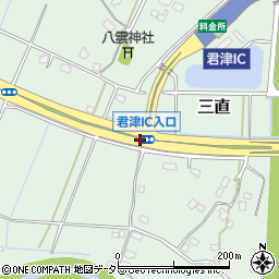 君津ＩＣ入口周辺の地図