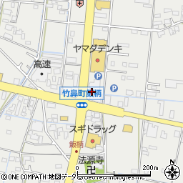 岐阜県羽島市竹鼻町飯柄156周辺の地図