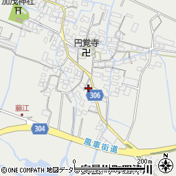 滋賀県高島市安曇川町四津川549周辺の地図