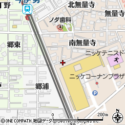 愛知県一宮市今伊勢町本神戸（南新田）周辺の地図
