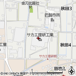 サカエ理研工業株式会社　大口工場周辺の地図