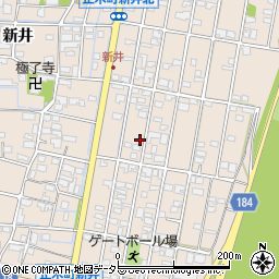 岐阜県羽島市正木町新井524-3周辺の地図